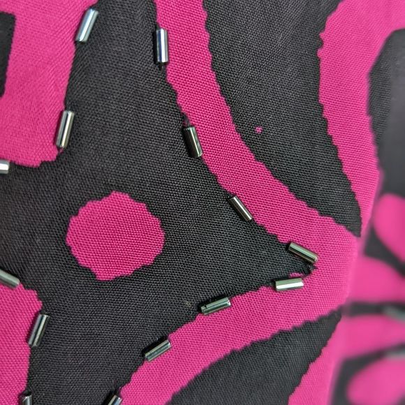 Free people geodesic dunes beaded dress L - Picture 12 of 15